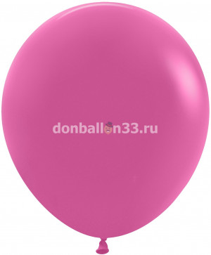 Логотип «Шар (18''/46 см), Фуше (012), пастель, 25 шт.»