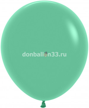 Логотип «Шар (18''/46 см), Зеленый (030), пастель, 25 шт.»