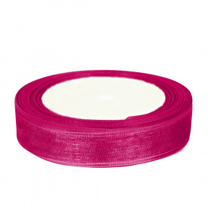 Логотип «Лента органза (1,2 см*22,85 м) Фуксия, 1 шт.»