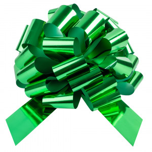 Логотип «Бант Шар, Зеленый, Металлик, 36 см, 1 шт. в упак.»