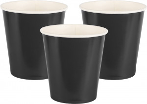 Логотип «Стаканы (250 мл) Мастхэв, Черный, 6 шт.»