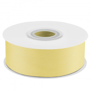 Логотип «Лента атласная (2,5 см*22,85 м) Нежно-желтый, 1 шт.»