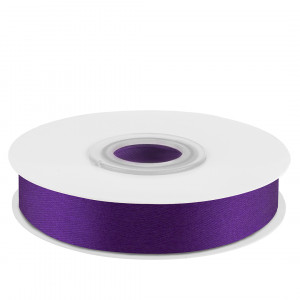 Логотип «Лента атласная (1,2 см*22,85 м) Темно-фиолетовый, 1 шт.»