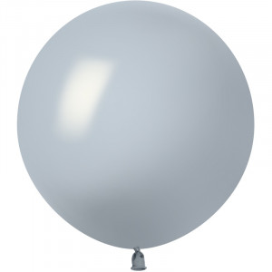 Логотип «Шар (24''/61 см), Серый, пастель ретро, 3 шт.»