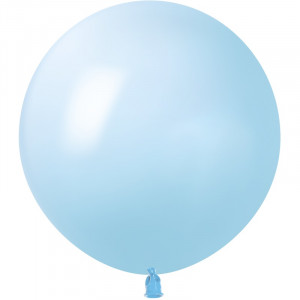 Логотип «Шар (24''/61 см), Нежно-голубой, макарунс, 3 шт.»