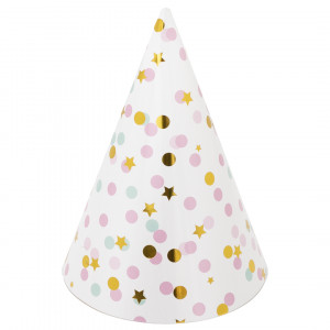 Логотип «Колпаки, Конфетти, Нежный микс, 16 см, 6 шт. в упак.»