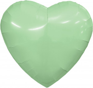 Логотип «Шар (36''/91 см) Сердце, Олива, 1 шт. в уп.»