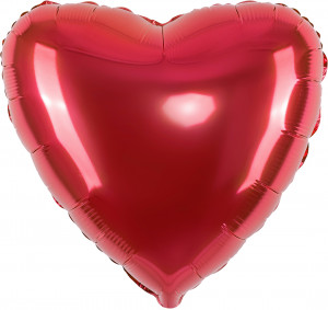 Логотип «Шар (4''/10 см) Микро-сердце, Красный, 1 шт.»
