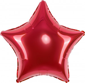 Логотип «Шар (4''/10 см) Микро-звезда, Красный, 1 шт.»