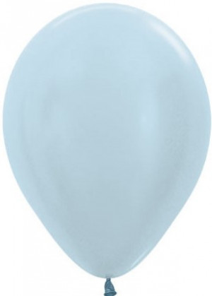 Логотип «Шар (12''/30 см), Голубой (440), перламутр, 50 шт.»