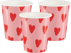 Логотип «Стаканы (250 мл) Сердечки, 6 шт.»