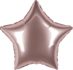 Логотип «Шар (18''/46 см) Звезда, Грибной, Сатин, 1 шт.»