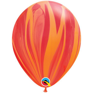 Логотип «Q 11" Супер Агат Red Orange, 25шт.»