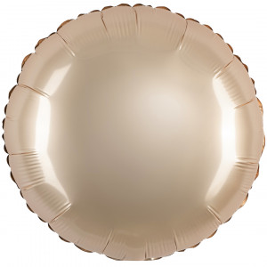 Логотип «Шар (18''/46 см) Круг, Звездное Золото, Матовый, 1 шт.»